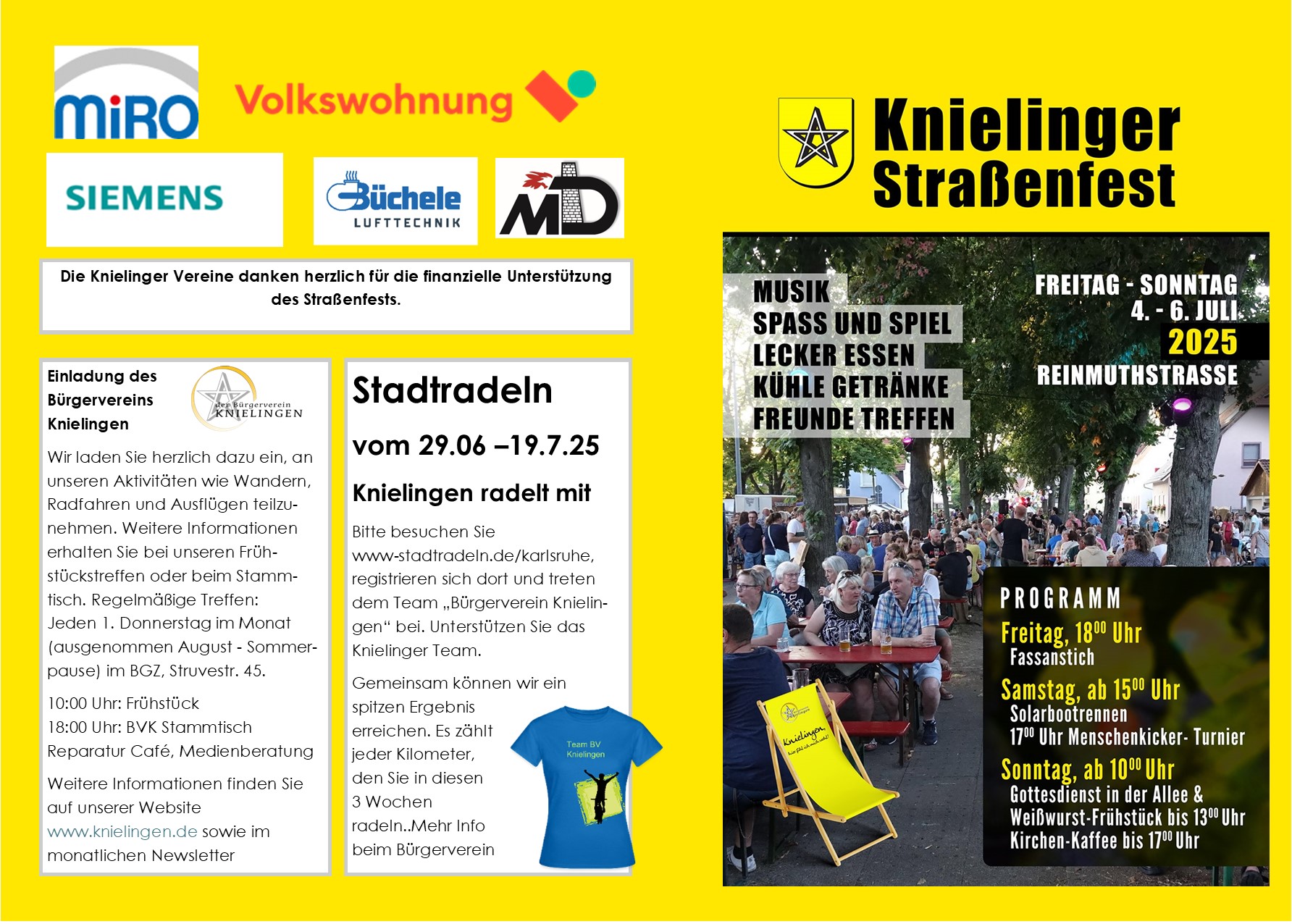 In Knielingen wird gefeiert